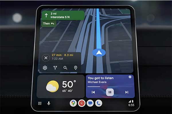 Google Updates Android Auto With A New Revised Design And Digital Car Key Support