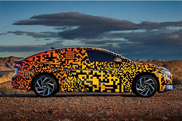 Volkswagen ID.7 EV Sedan Debuts Camouflaged Ahead Of CES In Las Vegas