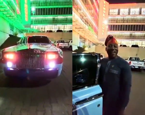 2023 Election : Ex-Nigerian Football Star Daniel Amokachi Shows Off His APC-branded Rolls-Royce Phantom - autojosh 