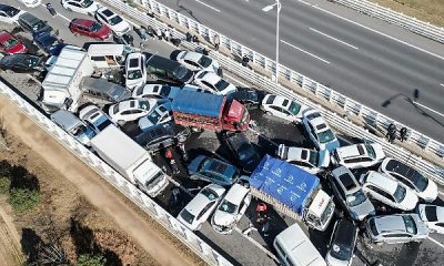 Low Visibility Causes Multiple-vehicle Collision Involving 200 Vehicles On Chinese Bridge - autojosh