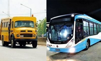 Seperated By Decades : Lagos State Govt Share Picture Of Molue And BRT Bus - autojosh