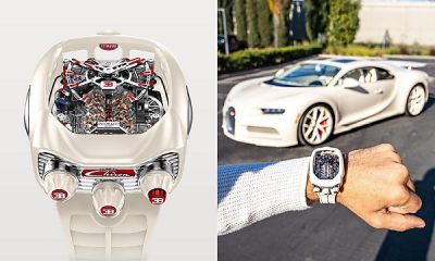 Manny Khoshbin Shows Off His $1M Chiron Wristwatch That Matches His $4M Bugatti Chiron - autojosh