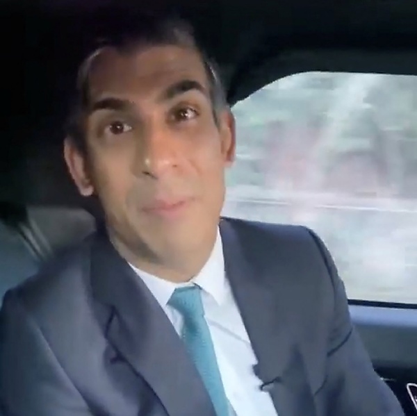 Police Fines British Prime Minister Rishi Sunak For Not Wearing Seatbelt In A Moving Car - autojosh 