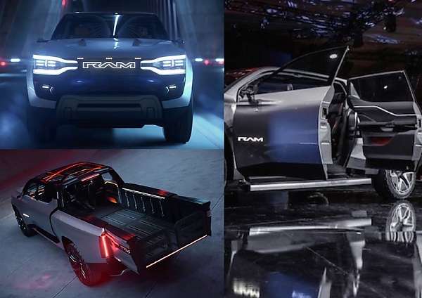 Ram 1500 Revolution BEV Concept Previews Electric Pickup Truck Due In 2024 - autojosh