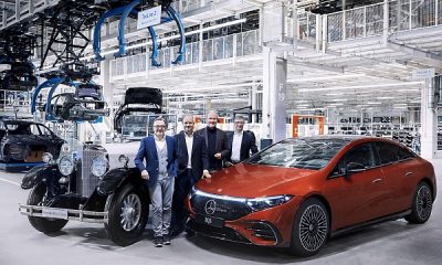 The 22 Millionth Mercedes Vehicle, An EQS 580 EV, Rolls Off The Production Line At Factory 56 - autojosh