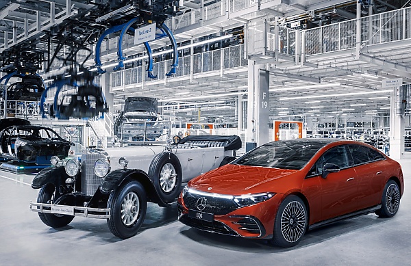 The 22 Millionth Mercedes Vehicle, An EQS 580 EV, Rolls Off The Production Line At Factory 56 - autojosh