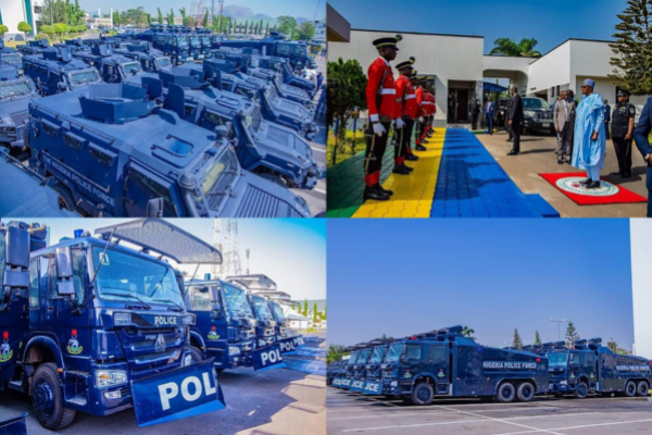 Photos News : Pres. Buhari Commissions Operational Vehicles, Crowd Control Equipment - autojosh