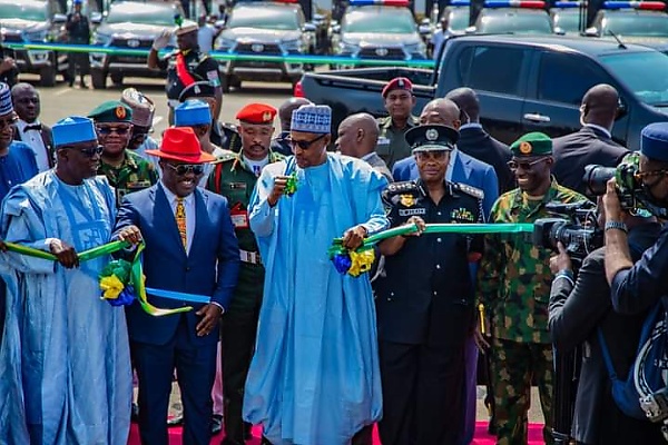 Photos News : Pres. Buhari Commissions Operational Vehicles, Crowd Control Equipment - autojosh 