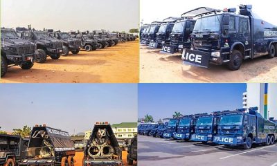 Buhari Set To Commission 127 Police Operational Vehicles, Including Prados, APCs, Crowd Control Barriers Vehicles - autojosh