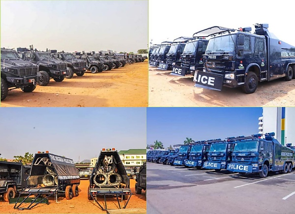 Buhari Set To Commission 127 Police Operational Vehicles, Including Prados, APCs, Crowd Control Barriers Vehicles - autojosh