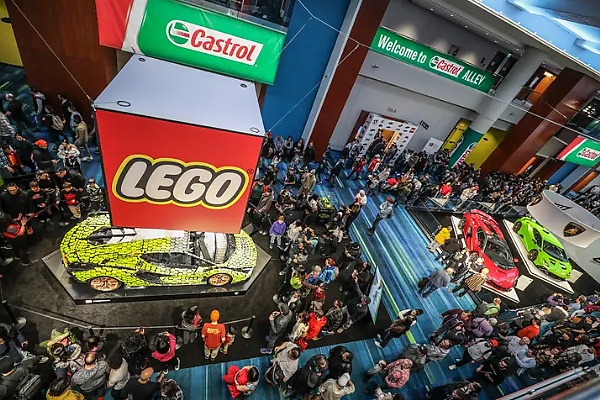 Today's Photos: $3.5m Lamborghini SIAN FKP 37 And Its Life-sized LEGO Version Displayed At 2023 CIAS - autojosh 