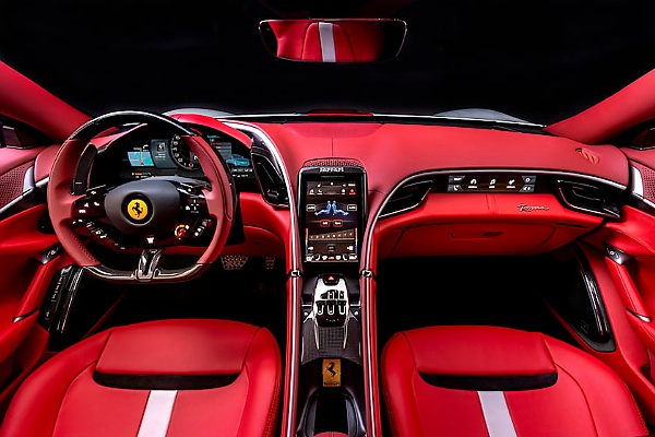 $250,000 Ferrari Roma Crashes Down After Dealer's Elevator Collapsed - autojosh 