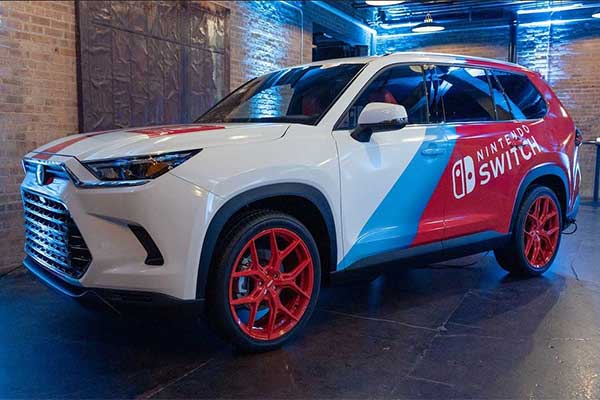 Toyota And Nintendo Collaborate To Make The Ultimate Gaming SUV In This Custom 2024 Grand Highlander