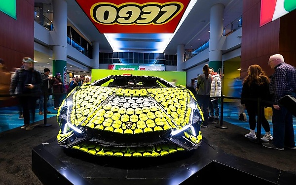 $3.5m Lamborghini SIAN FKP 37 And Its Life-sized LEGO Version On Display At 2023 CIAS - autojosh 