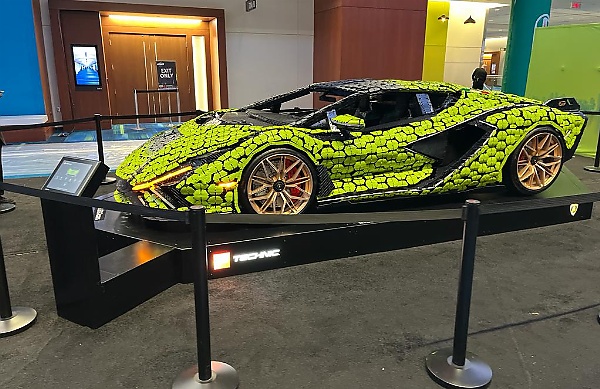 $3.5m Lamborghini SIAN FKP 37 And Its Life-sized LEGO Version On Display At 2023 CIAS - autojosh