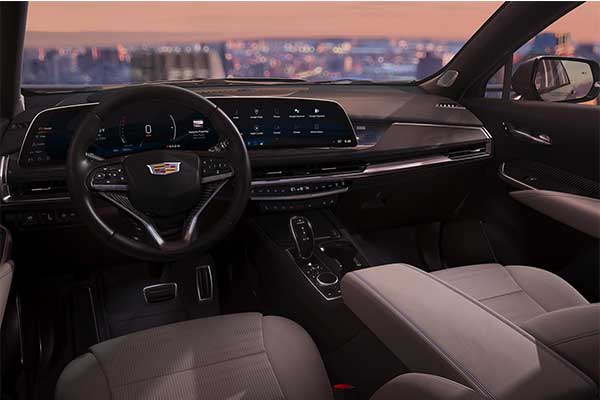 Cadillac Refreshed Its XT4 SUV For 2024 Model Year With A New Large 33-Inch Screen