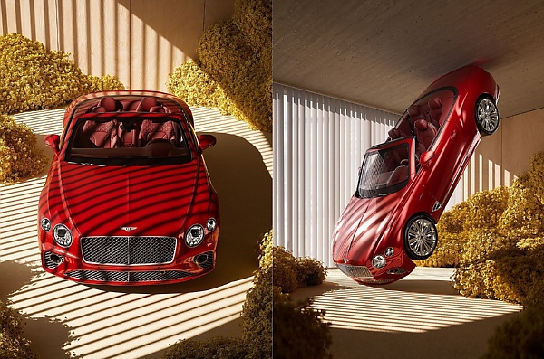 Today's Photos : Bentley Continental GTC Art Piece, When Art And Auto Meets - autojosh