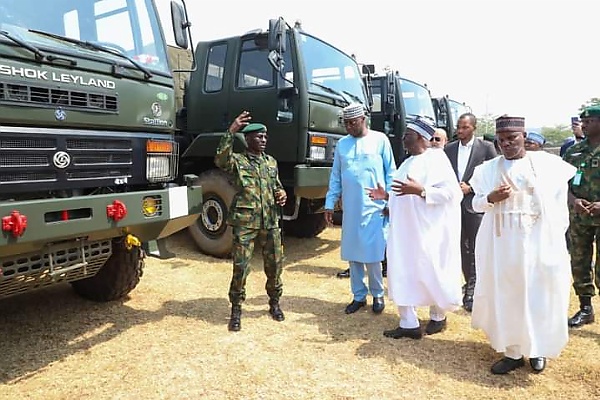 Buhari Commissions 700 Nigerian-assembled Ashock Leyland Troops Carrying Vehicles - autojosh
