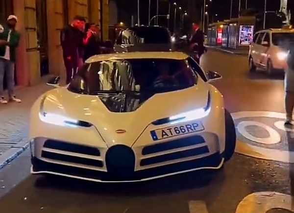 Cristiano Ronaldo Takes Delivery Of His Bugatti Centodieci Worth $8 ...