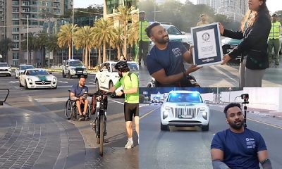 Dubai Police Help Wheelchair-bound Athlete Create The Largest Individual GPS Drawing Of A Wheelchair - autojosh