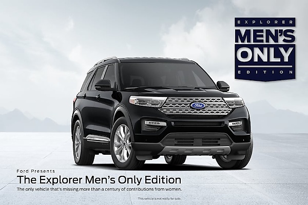 Ford’s 'Men's Only Edition' Explorer Doesn't Have Car Features Developed By Women - autojosh