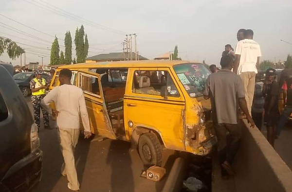 Menace Of One-way Driving : Danfo Driver Driving Against Traffic Kills Private Car Owner At Meiran - autojosh 