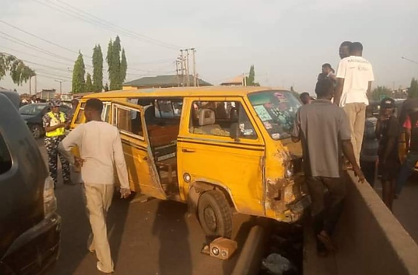 Menace Of One-way Driving : Danfo Driver Driving Against Traffic Kills Private Car Owner At Meiran - autojosh