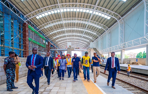 Sanwo-Olu Inspects Red Line Mega Train Station At Ikeja, Says It Will Transports 1 Million Passengers Daily - autojosh 