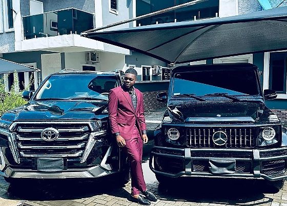 Skit Maker 'Cute Abiola' Shows Off His Mercedes-Benz G-Class And Toyota Land Cruiser - autojosh