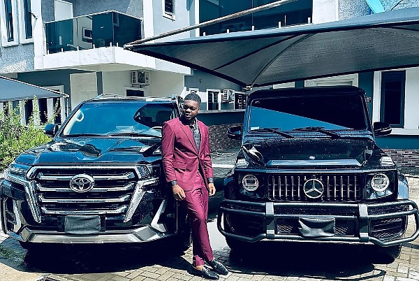 Skit Maker 'Cute Abiola' Shows Off His Mercedes-Benz G-Class And Toyota Land Cruiser - autojosh