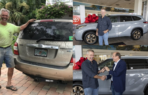 Man Loses 1 Million-mile 2006 Highlander During Hurricane, Gets 2023 Model From Toyota - autojosh