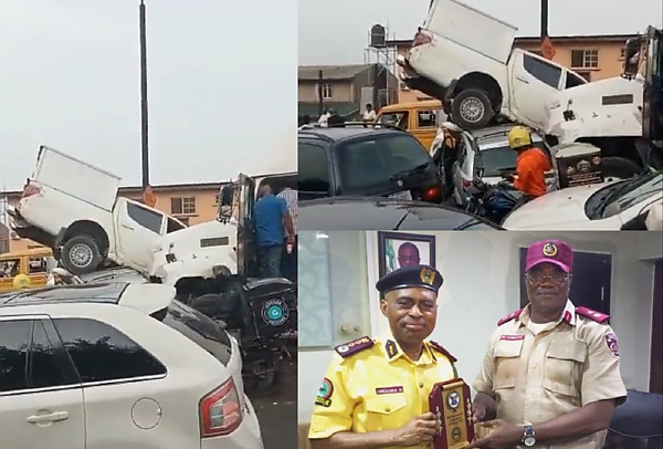 4-vehicle Crash In Gbagada Causes Gridlock As LASTMA, FRSC Partners To Reduce Truck Accident In Lagos - autojosh