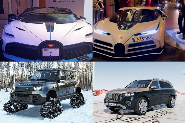 $15m License Plate, Ronaldo’s 3 Bugattis, 2024 GLS 600, Defender Tank Edition, BMW XM Label Red, April Posts You Missed - autojosh