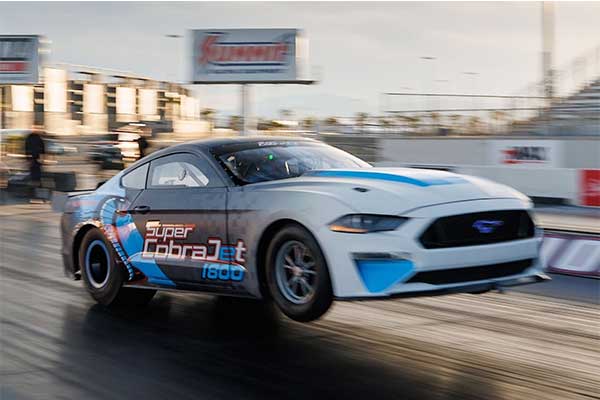 Ford Mustang Super Cobra Jet Is A 1,800 Hp Prototype Seeking To Break The EV Quarter-Mile Record