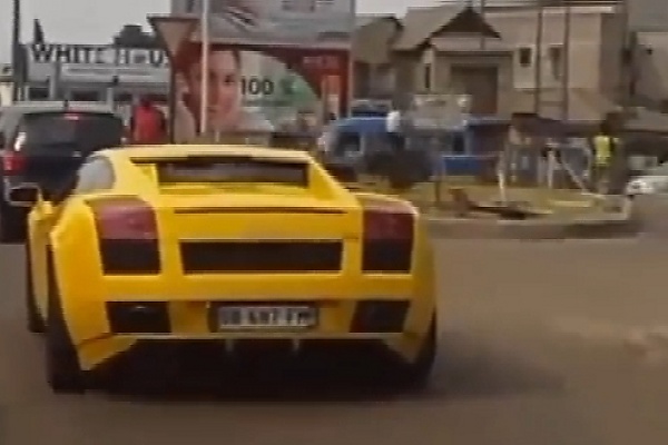 Congolese Singer Fally Ipupa Takes His Lamborghini Gallardo For A Spin, Drives Fans Into A Frenzy - autojosh 