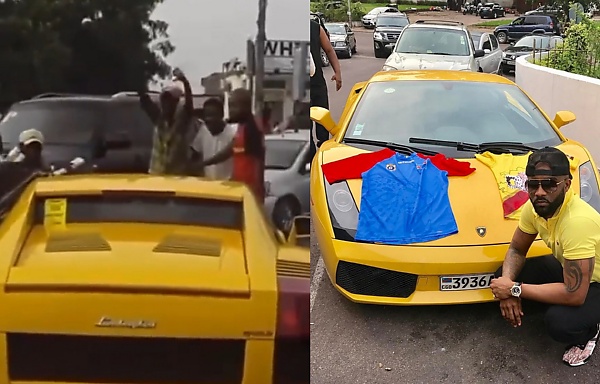 Congolese Singer Fally Ipupa Takes His Lamborghini Gallardo For A Spin, Drives Fans Into A Frenzy - autojosh