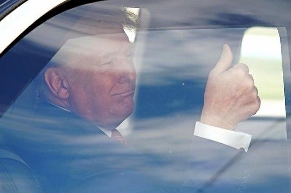 Today's Photos : When Former US President 'Trump' Raced In $1.5m Armored ‘Beast’ Limousine Around A Track - autojosh 