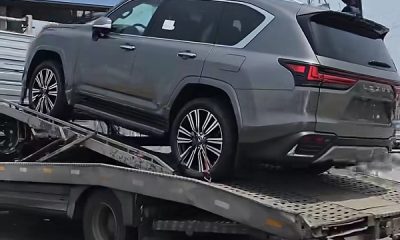 Lexus LX 600 Worth ₦200 Million Spotted On A Car Carrier Trailer Enroute To Delivery In Lagos - autojosh
