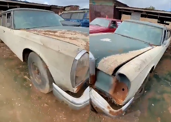 Man To Spend ₦6M To Buy, Restore A Rusty Mercedes Limo Used By Nigerian Premier To Its Former Glory - autojosh 