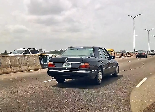 Well Maintained Mercedes-Benz W124 'V-Boot' Cruising Majestically On The Nigerian Road - autojosh 