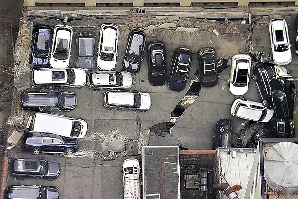 One Dead After A Multistorey Parking Garage Collapsed In New York Crushing Dozens Of Vehicles - autojosh 