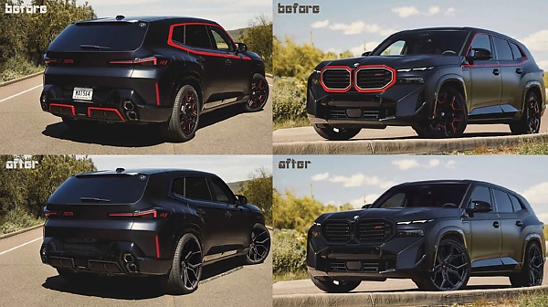 Artist Reimagined BMW XM Label Red Without The Red Accents, Looks More Sinister - autojosh