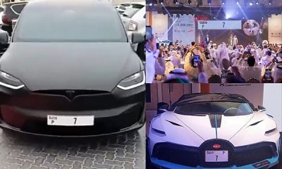 Dubai $15 Million World’s Most Expensive ‘P7’ Number Plate Spotted On A Tesla Model X SUV - autojosh