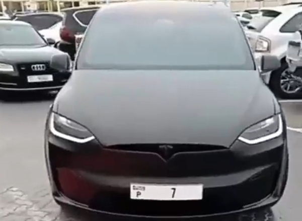 Dubai $15 Million World’s Most Expensive ‘P7’ Number Plate Spotted On A Tesla Model X SUV - autojosh