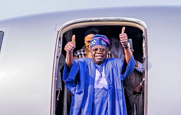 Today's Photos: The President-elect Tinubu Arrived In Abuja Ahead Of May 29th Swearing-in - autojosh 