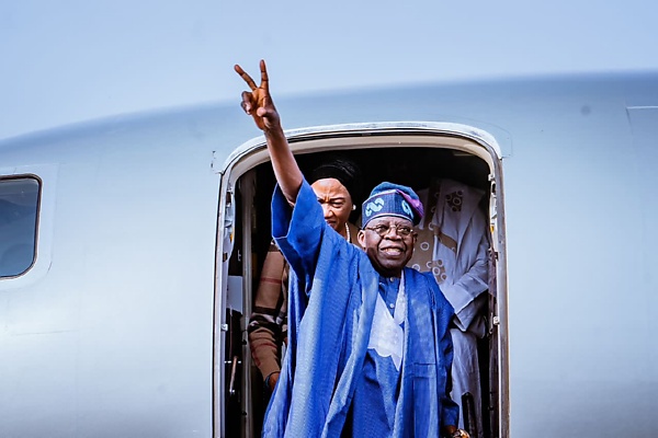 Today's Photos: The President-elect Tinubu Arrived In Abuja Ahead Of May 29th Swearing-in - autojosh 