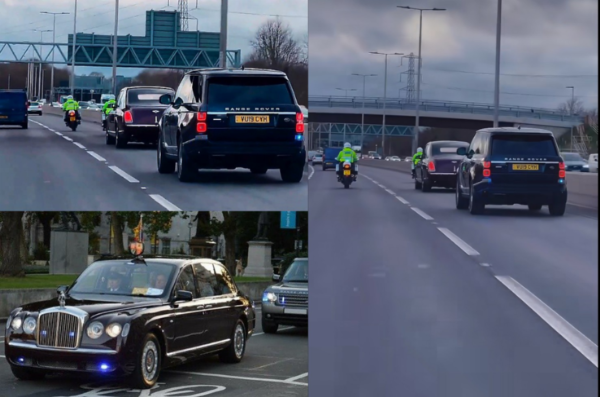 Convoy Of King Charles Consisting Of £10m Bentley State Limousine, Range Rover, Motorbikes Turn Heads - autojosh