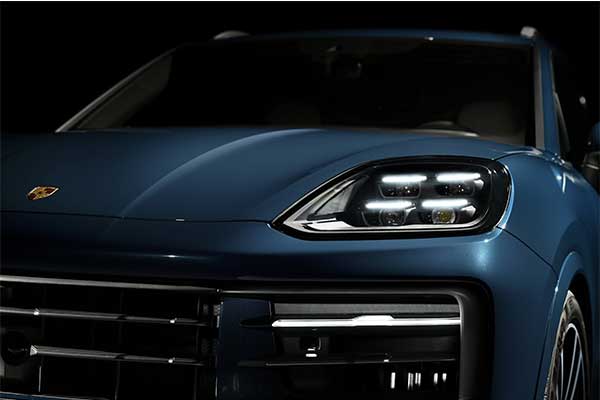 Sneak Peek At The 2024 Porsche Cayenne's Face Ahead of Release