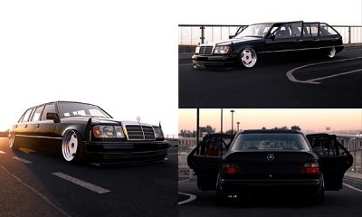 Today's Photos : This Lowriding W124-based Stretched Mercedes E500 'Lownatics' Is A Head-tuner - autojosh