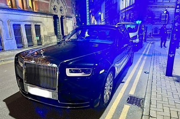 'Uninsured' Rolls-Royce Phantom Seized After Catching Police Attention, Driver Tested Positive For Cannabis - autojosh